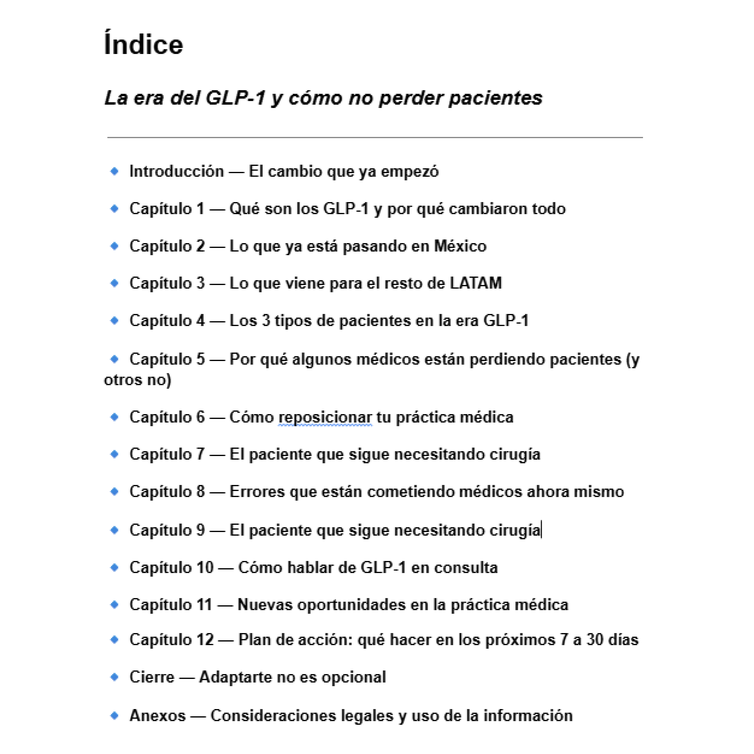 Preview del contenido
